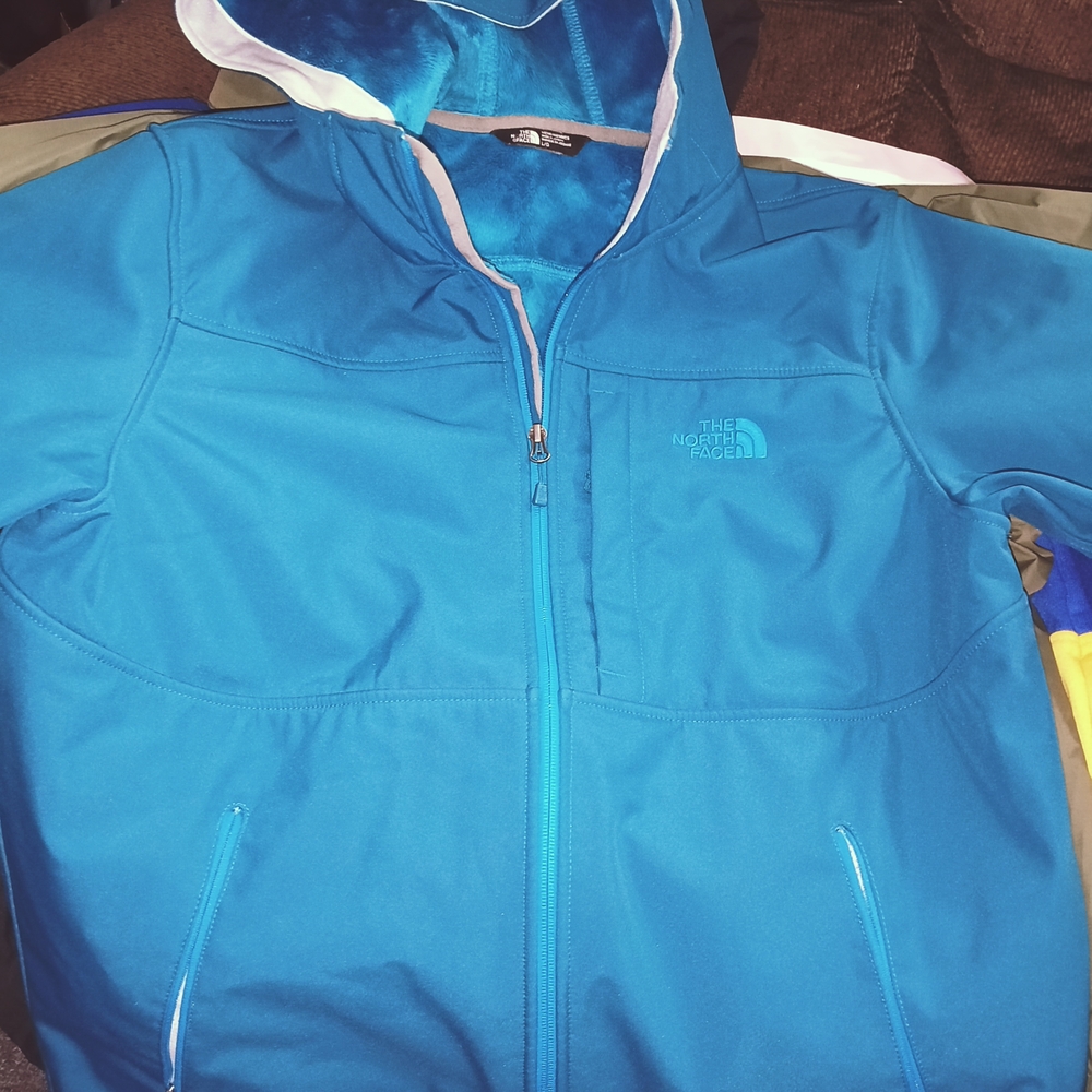 The North Face Vibrant Blue Hooded Jacket